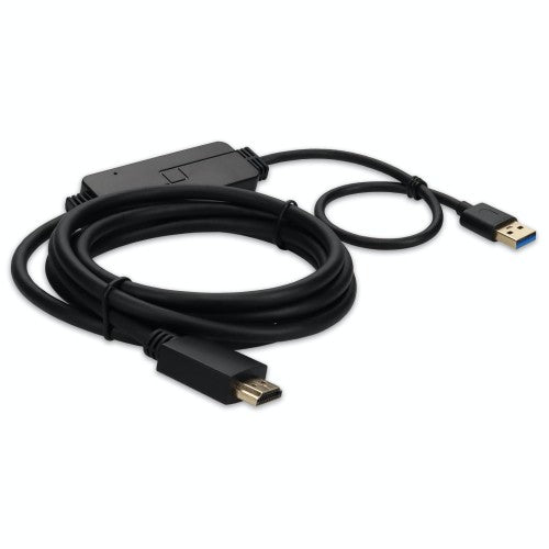 AddOn Networks USB32HDMI2M video cable adapter 78.7" (2 m) USB Type-A HDMI Black