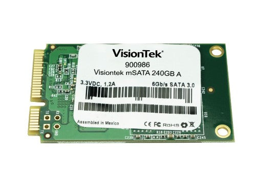 VisionTek 900986 internal solid state drive 240 GB mSATA Serial ATA 3D MLC