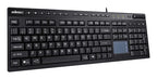 Adesso AKB-445UB keyboard Universal USB QWERTY US English Black