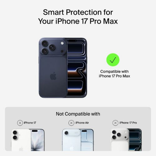 Belkin SheerForce Grip mobile phone case 6.9" Cover Black, Translucent