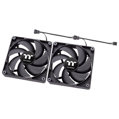 Thermaltake TT CT120 PC Computer case Fan Black 2 pc(s)