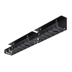 StarTech.com S2MB-DESK-CABLE-TRAY cable organizer Cable tray Black 2 pc(s)