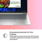 HP ProBook 4 G1i 14 inch Notebook AI PC Wolf Pro Security Edition Intel Core Ultra 7 14" WUXGA 32 GB DDR5-SDRAM Silver