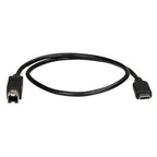 StarTech.com USB2CB50CM USB cable USB 2.0 19.7" (0.5 m) USB C USB B 0.48 Gbit/s Black