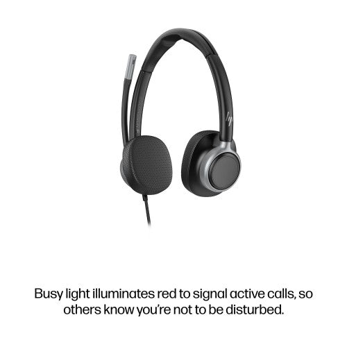HP Poly Mission 625 Stereo USB Wired Headset