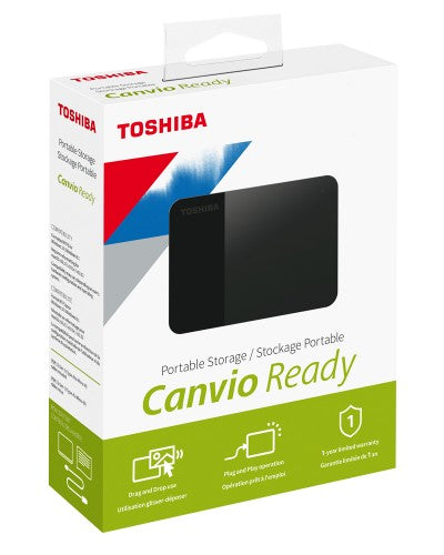 Toshiba Canvio Ready external hard drive 2 TB Black