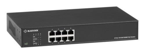 Black Box LPB1308A-R2 network switch Unmanaged Gigabit Ethernet (10/100/1000) Power over Ethernet (PoE) Desktop