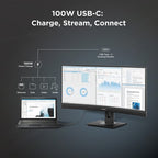 Viewsonic VG Series VG3456CA computer monitor 34" 3440 x 1440 pixels UltraWide Quad HD LED Black