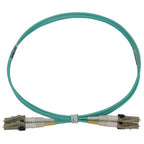 Tripp Lite N820X-01M InfiniBand/fibre optic cable 39.4" (1 m) LC OFNR Aqua color, Beige