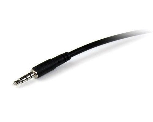 StarTech.com 1m 3.5mm/3.5mm audio cable 39.4" (1 m) Black