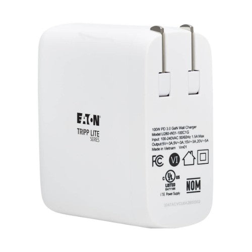Tripp Lite U280-W01-100C1G mobile device charger Universal White AC Indoor