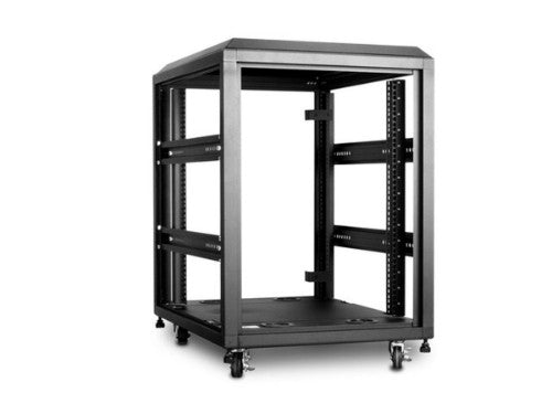 Monoprice 10672 rack cabinet 15U Freestanding rack Black