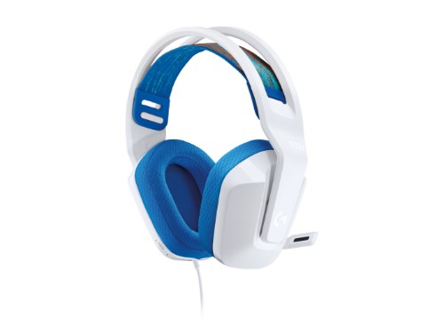 Logitech G 981-001017 headphones/headset Wired Head-band Gaming White