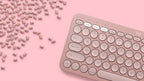 Logitech Pebble Keys 2 K380s keyboard Universal Bluetooth QWERTY English Rose