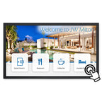 Sharp M431-IR signage display Digital signage flat panel 43" LCD Wi-Fi 500 cd/m² Black Touchscreen 24/7