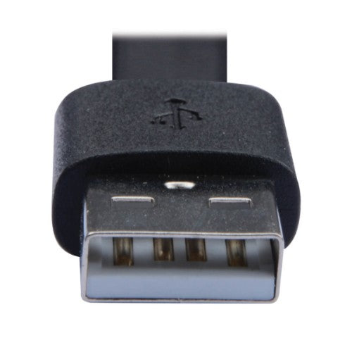 Tripp Lite U038-003-FL USB cable USB 2.0 36" (0.914 m) USB A USB C Black