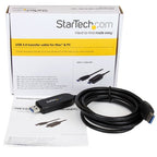 StarTech.com USB3LINK USB cable USB 3.2 Gen 1 (3.1 Gen 1) 70.9" (1.8 m) USB A 5 Gbit/s Black