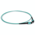 AddOn Networks ADD-MPOMPO-3M5OM4-TAA InfiniBand/fibre optic cable 118.1" (3 m) MPO LOMM Aqua color