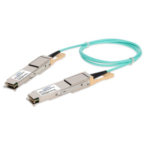 AddOn Networks QSFP112-400GB-AOC-1M-NV-AO InfiniBand/fibre optic cable 39.4" (1 m) Aqua color