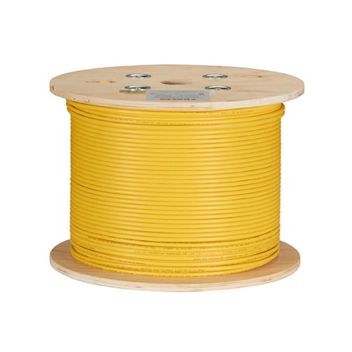 Black Box C6ABC51-YL-1000 networking cable Yellow 12000" (304.8 m) Cat6a