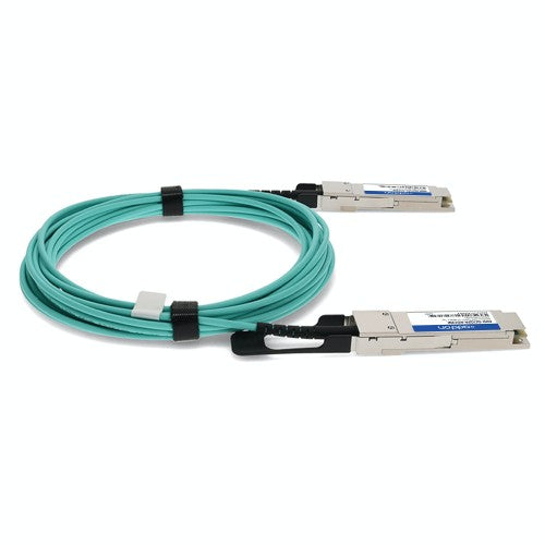 AddOn Networks ADD-QCIQPA-AOC2M InfiniBand/fibre optic cable 78.7" (2 m) QSFP+ Aqua color