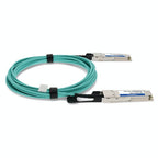 AddOn Networks ADD-QCIQPA-AOC2M InfiniBand/fibre optic cable 78.7" (2 m) QSFP+ Aqua color