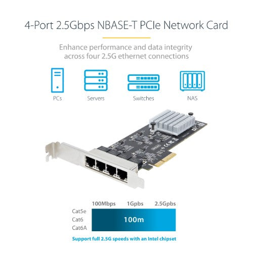 StarTech.com PR42GI-NETWORK-CARD network card Internal Ethernet 2500 Mbit/s