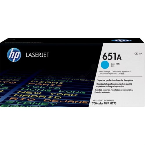 CE341A (651A) Toner cyan, 16K pages