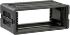 SKB Roto-Molded 4U Shallow Rack Black