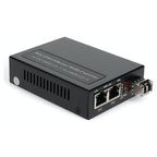 AddOn Networks ADD-GMC-SX-2RJLC-POE+ network media converter 1000 Mbit/s 850 nm Black