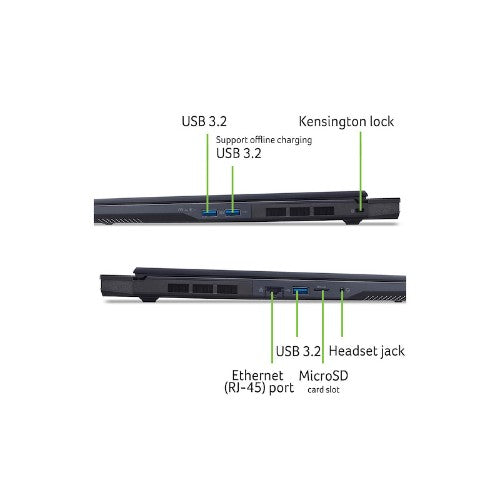 Acer Predator PHN16-73-7166 Intel Core Ultra 7 255HX Laptop 16" WQXGA 16 GB DDR5-SDRAM 1 TB SSD NVIDIA GeForce RTX 5070 Wi-Fi 6E (802.11ax) Windows 11 Home Black