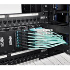 Tripp Lite N844-02M-12-P InfiniBand/fibre optic cable 72" (1.83 m) MTP Black, Turquoise