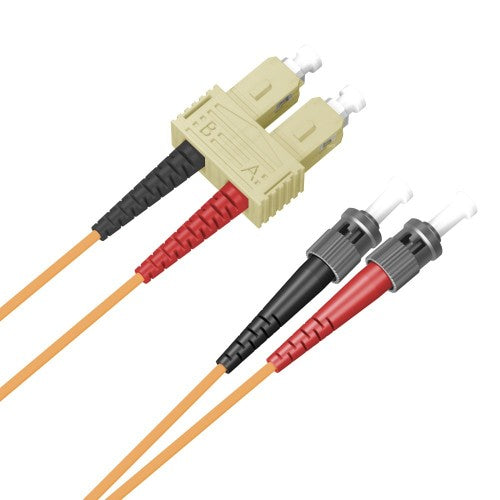 AddOn Networks ST-SC 15m InfiniBand/fibre optic cable 590.6" (15 m) Orange