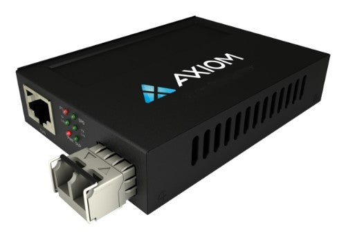 Axiom MCP32-F1-S3L10-AX network media converter 1000 Mbit/s 1310 nm Single-mode Black