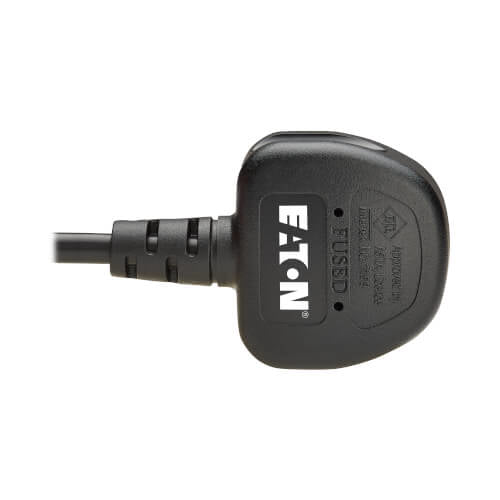 Eaton P056-02M-UK power cable Black 78.7" (2 m) BS 1363 IEC C13