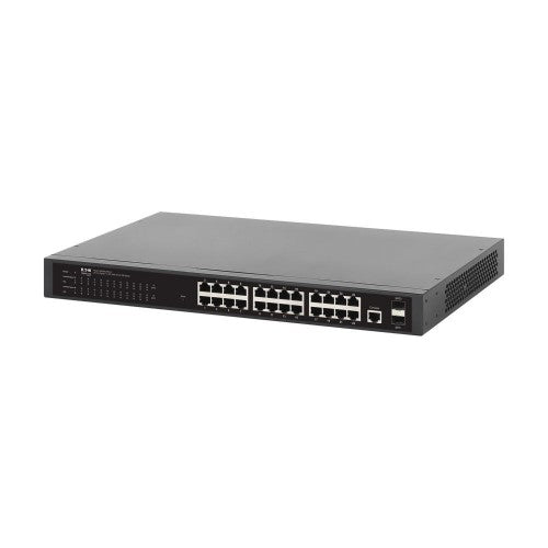 Eaton NGS24C2POE-1 network switch Managed L2 Gigabit Ethernet (10/100/1000) Power over Ethernet (PoE) 1U Black