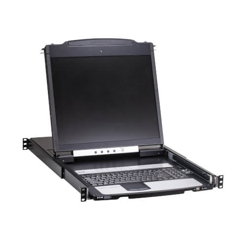 Eaton B064C-16-1X1-IP KVM switch Rack mounting Black