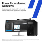 HP Z2 G1i Wolf Pro Security Edition Intel Core Ultra 7 265 32 GB DDR5-SDRAM 1 TB SSD Windows 11 Pro Tower Workstation AI Workstation, AI PC Black