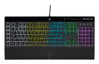 Corsair K55 RGB PRO keyboard Gaming USB QWERTY US English Black