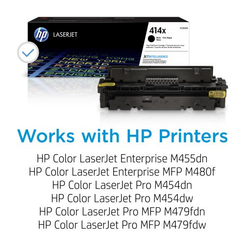 HP 414X High Yield Black Original LaserJet Toner Cartridge
