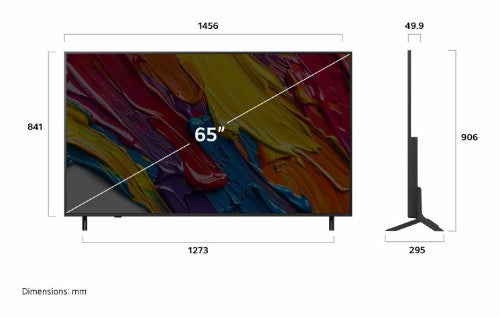 LG 65QNED82AUA TV 65" 4K Ultra HD Smart TV Wi-Fi Black