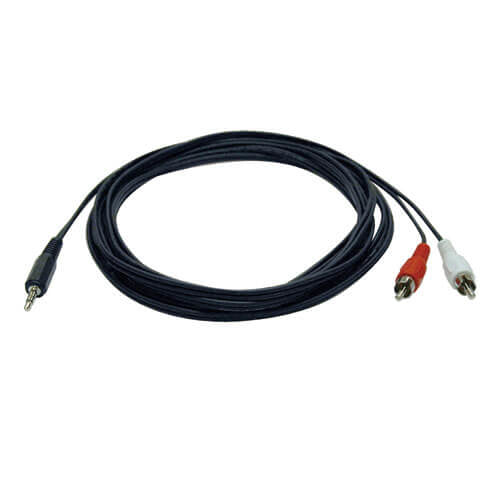Tripp Lite P314-006 audio cable 72" (1.83 m) 3.5mm 2 x RCA Black - Buy IT Solutions