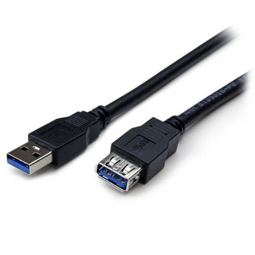 StarTech.com USB3SEXT6BK USB cable USB 3.2 Gen 1 (3.1 Gen 1) 70.9" (1.8 m) USB A 5 Gbit/s Black