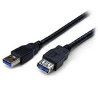 StarTech.com USB3SEXT6BK USB cable USB 3.2 Gen 1 (3.1 Gen 1) 70.9" (1.8 m) USB A 5 Gbit/s Black