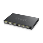 Zyxel GS1920-48HPV2 network switch Managed Gigabit Ethernet (10/100/1000) Power over Ethernet (PoE) Black