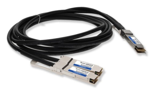 AddOn Networks ADD-Q4AR2Q56MX-P1M InfiniBand/fibre optic cable 39.4" (1 m) QSFP-DD 2x QSFP56 DAC Black