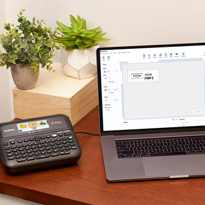 Brother PTD610BT label printer Thermal transfer 180 x 360 DPI 30 mm/sec Wired & Wireless TZe Bluetooth QWERTY