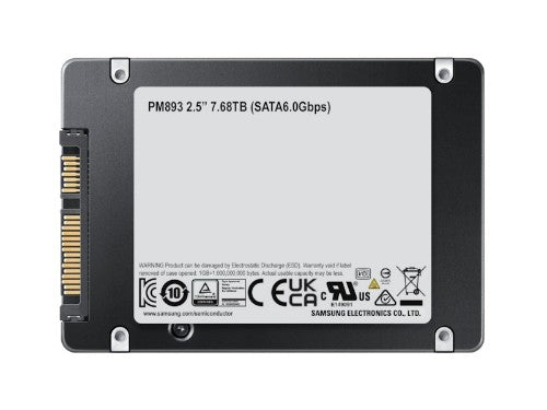Samsung PM893 7.68 TB 2.5" Serial ATA III V-NAND TLC