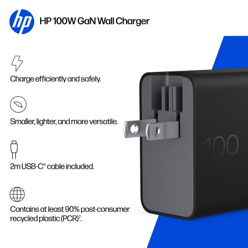 HP 100W GaN Wall Charger