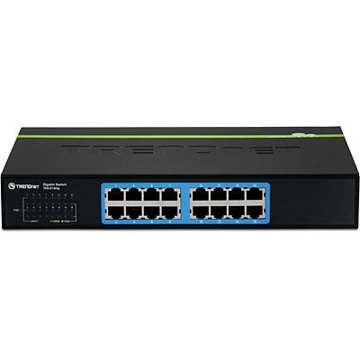 Trendnet TEG-S16DG network switch Unmanaged Black